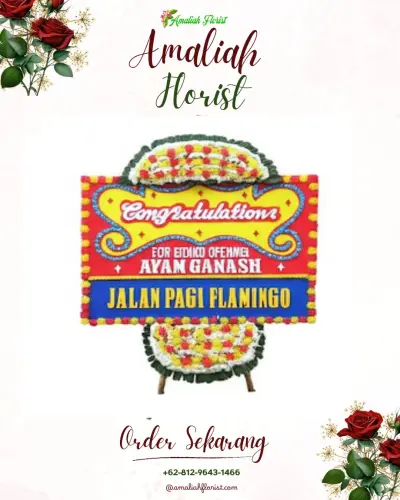 Bunga Papan Congratulation di Baleharjo